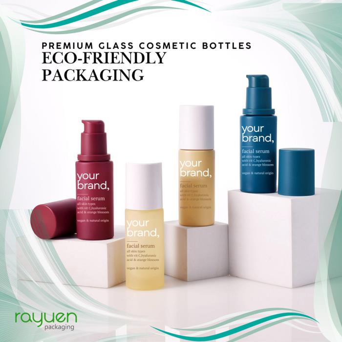 Premium Glass Serum Bottles for Clean, Sustainable Beauty Packaging